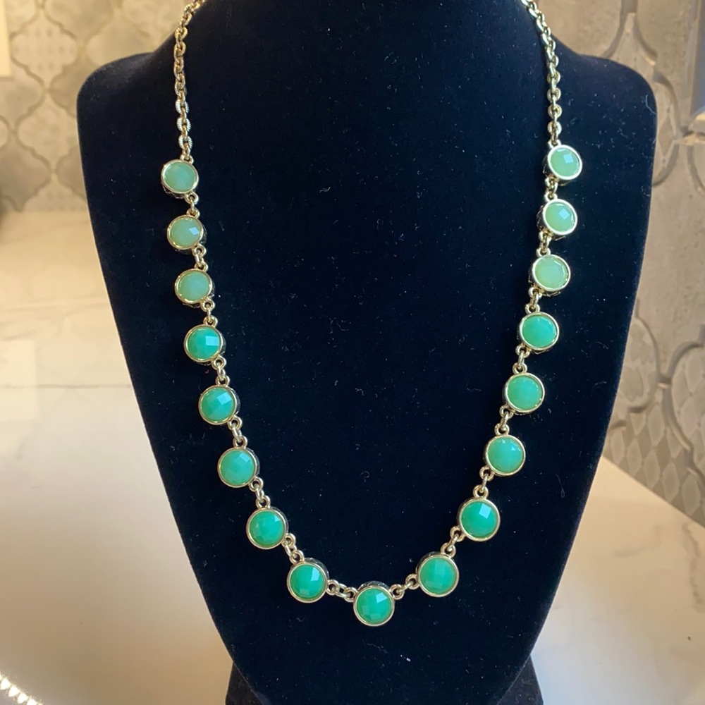 Green and Gold Necklace
